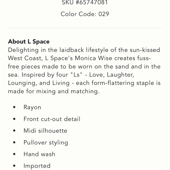 L Space ruched shimmer midi dress in spice - Picture 9 of 9